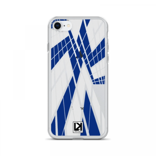 White Blue Pattern