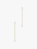 Long Pearl Shower Earrings